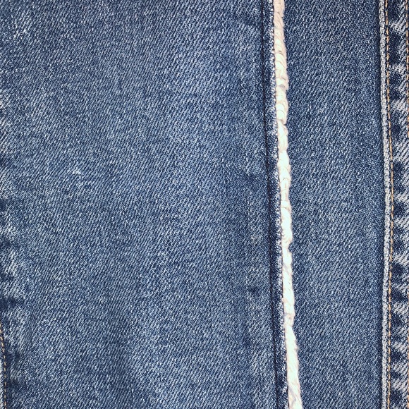 7 For All Man Kind Edie Jeans Size 25 Button Fly - Picture 5 of 13